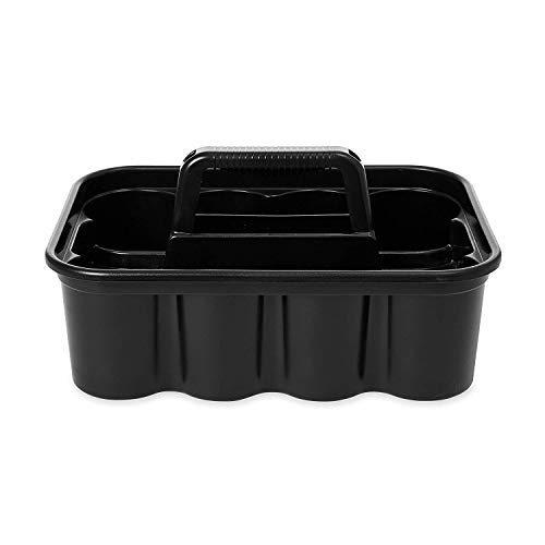 Rubbermaid Commercial Products Deluxe Carry Caddy for Take-Out Coffee/Soft Drinks Postmates/Uber Eats Black Food Deliver