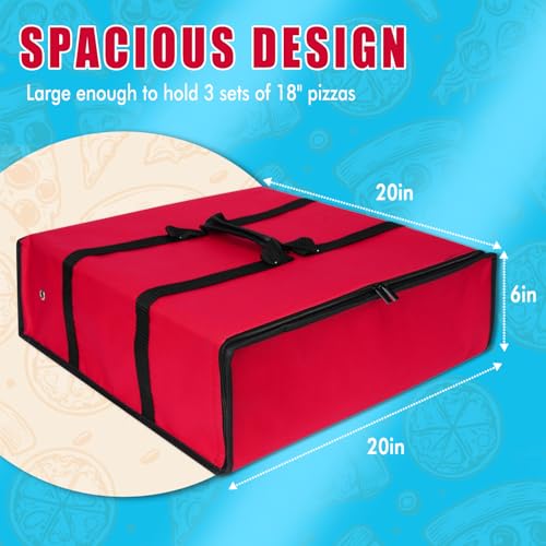 Insulated Pizza Bags for Delivery Doordash Large Personal Use
| Uber Eats Collapsible Cooler Hot Pockets Bag 20x20in Re