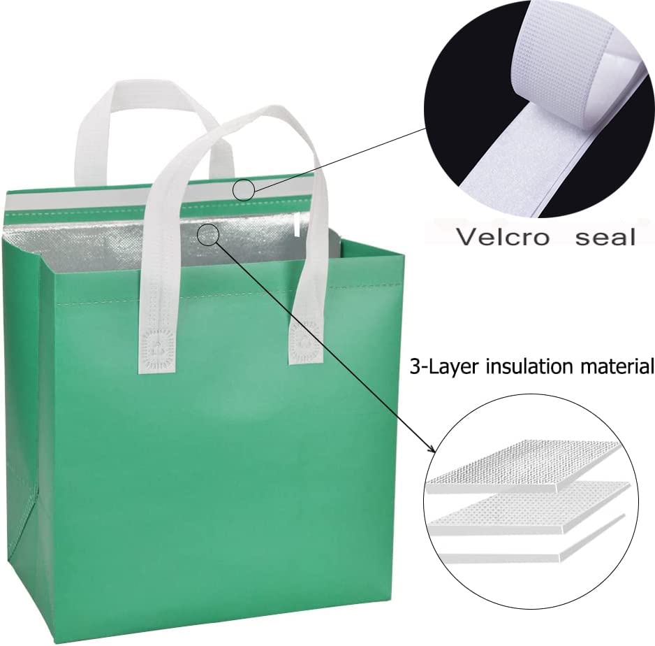 Insulated Cold and Hot Food Delivery Bags for Picnic Party
| Restaurant Takeaway Insulated Bags for Cold or Hot Food De