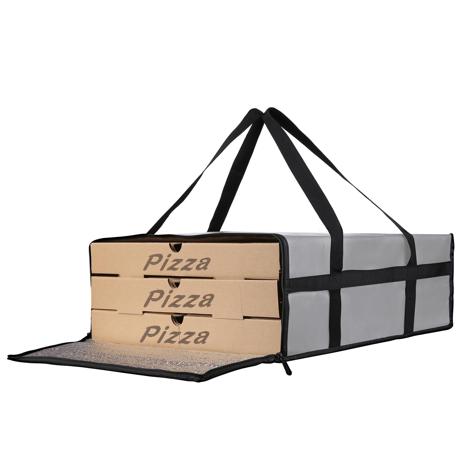 Bodaon Insulated Pizza Delivery Bags for Grubhub/Uber Eats (Grey, 1-Pack)  
Bodaon Pizza Delivery Bags to Keep Hot Food