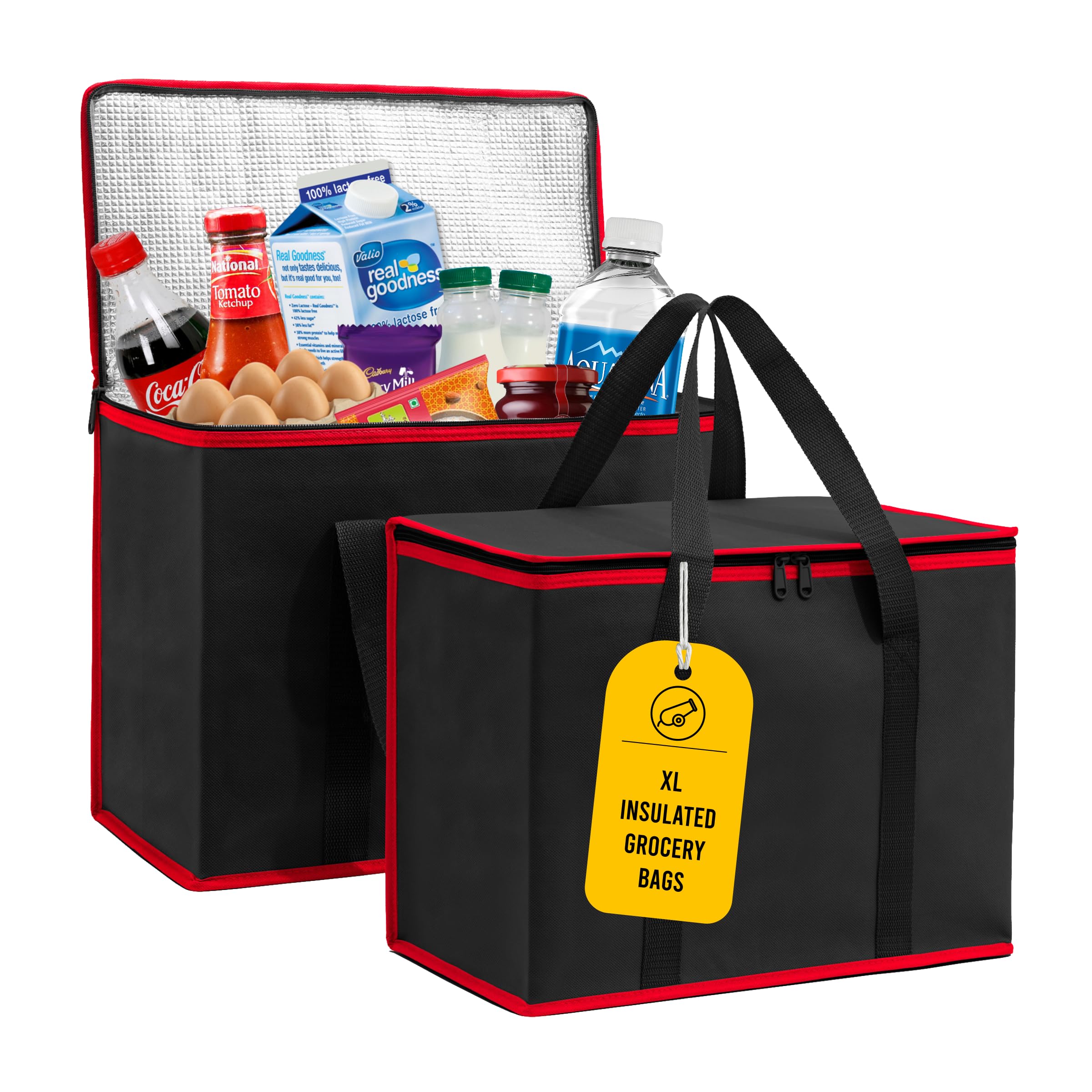 (Not Made In China) Insulated Reusable Grocery Bags For Hot and Cold Food
(Not Made In China) Collapsible Thermal Tote F